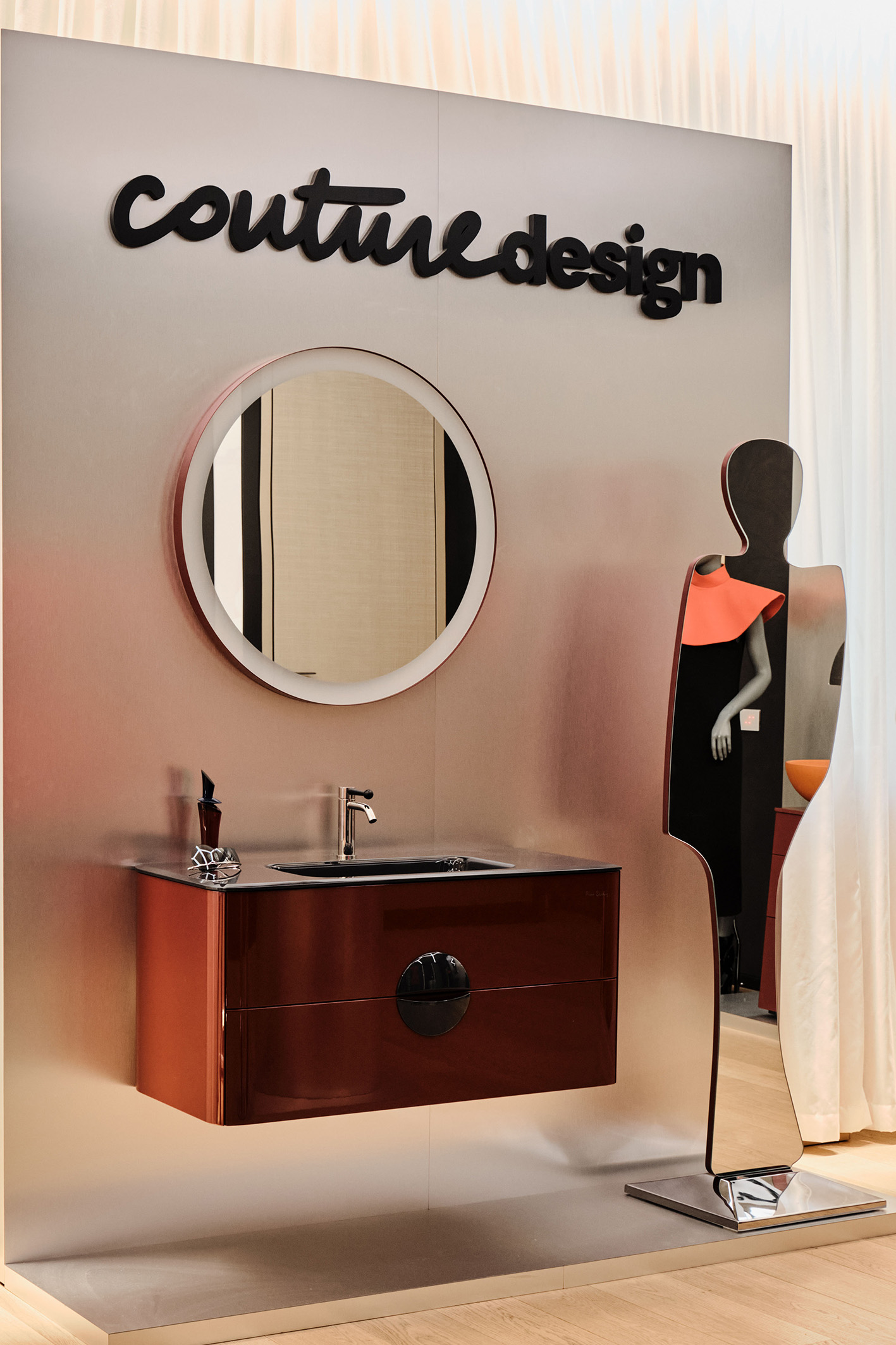 Meuble vasque Lune Pierre Cardin